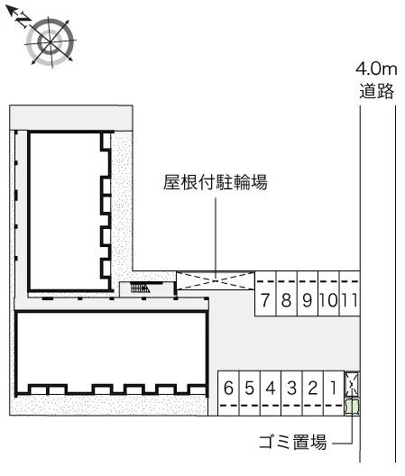 ★手数料０円★川越市豊田町３丁目 月極駐車場